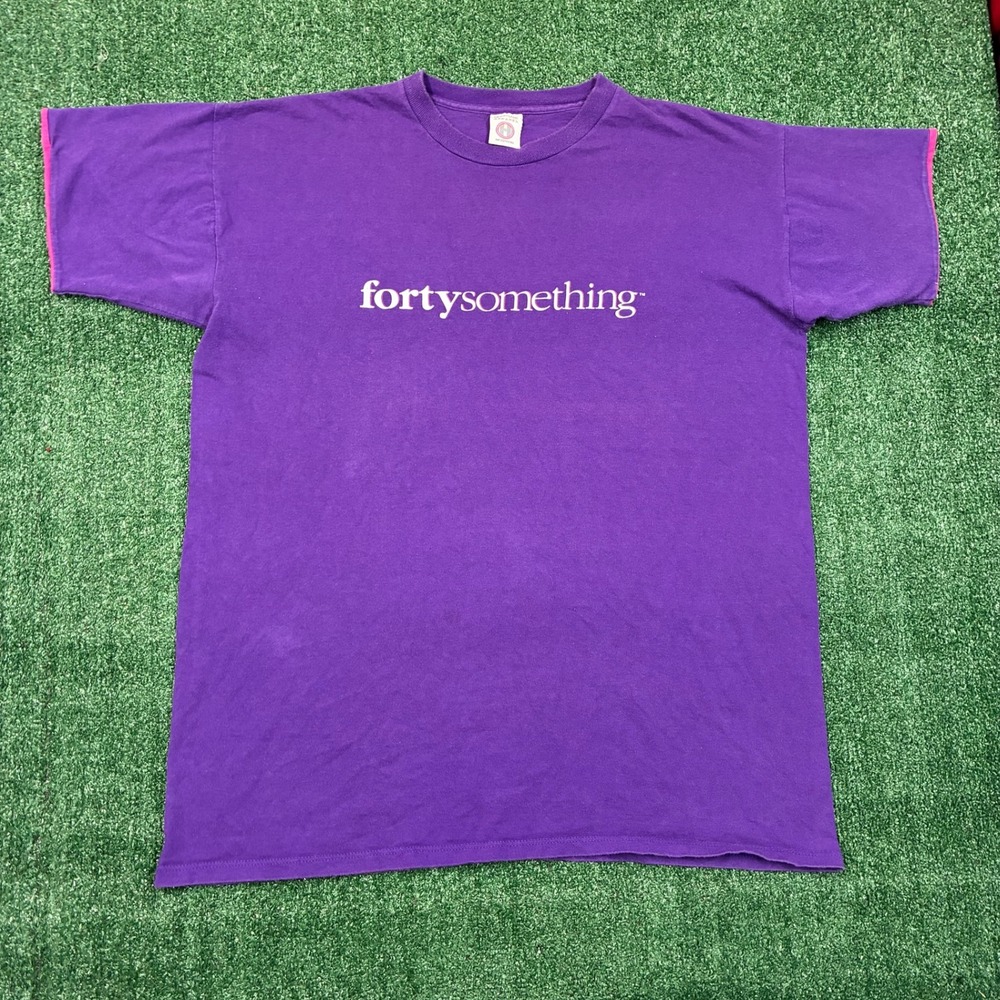 Vintage 90's "Fortysomething" Humor Novelty T-shirt